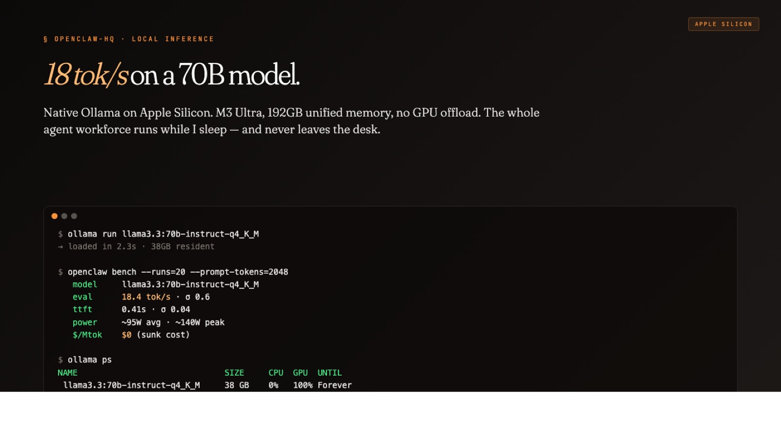 OpenClaw Ollama benchmarks
