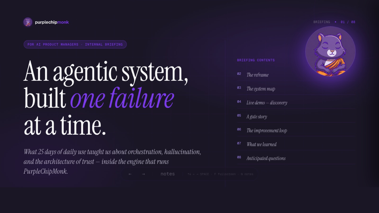 PurpleChipMonk pitch deck cover