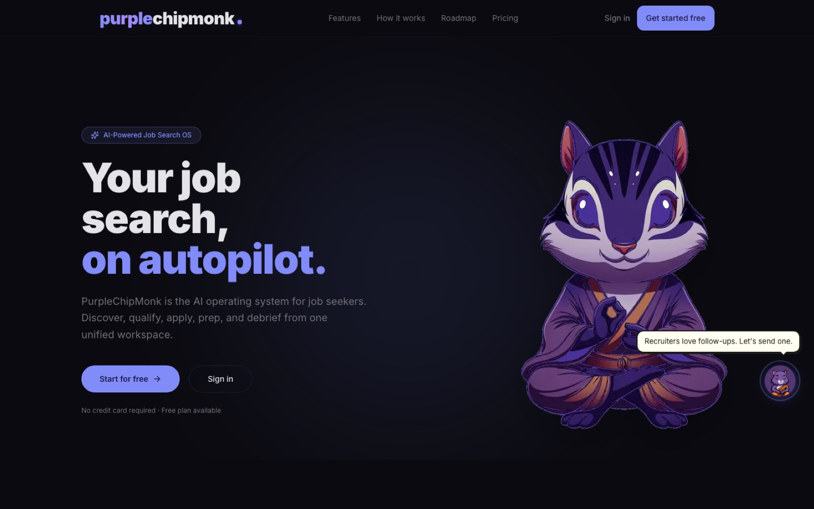Live site at purplechipmonk.com